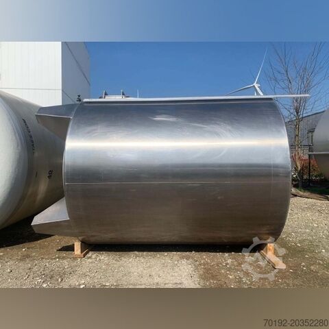 Réservoir de stockage chauffable de 16 000 litres en acier inoxydable V2A  S17021