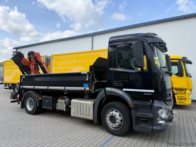 Ανατρεπόμενο φορτηγό MERCEDES-BENZ MB 1833 LK Atlas Kran 126.3E Funk 2xAHK