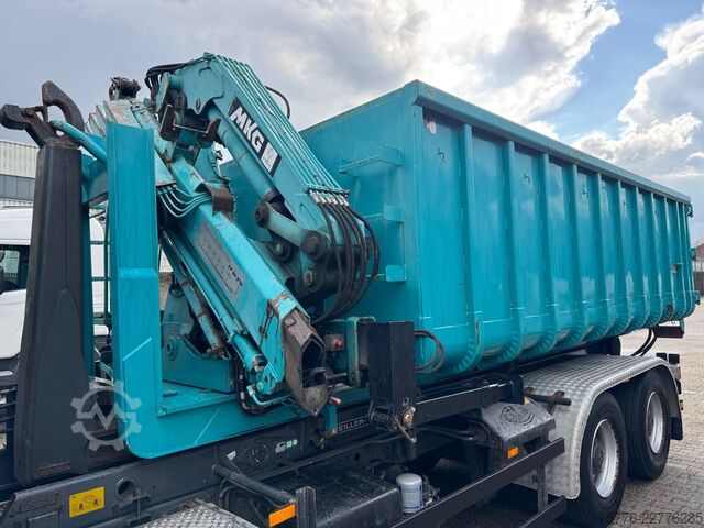 Γερανός τοποθετημένος σε φορτηγό MERCEDES-BENZ 2632 Actros 6x4 Meiller Abroller KRAN Salzstreu