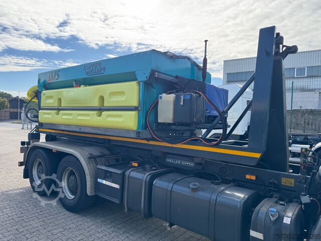 Γερανός τοποθετημένος σε φορτηγό MERCEDES-BENZ 2632 Actros 6x4 Meiller Abroller KRAN Salzstreu