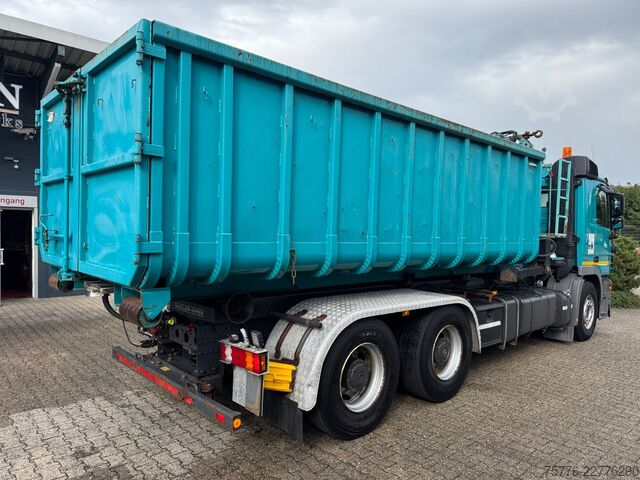 Φορτηγό γερανός roll-off MERCEDES-BENZ 2632 Actros 6x4 Meiller Abroller KRAN Salzstreu