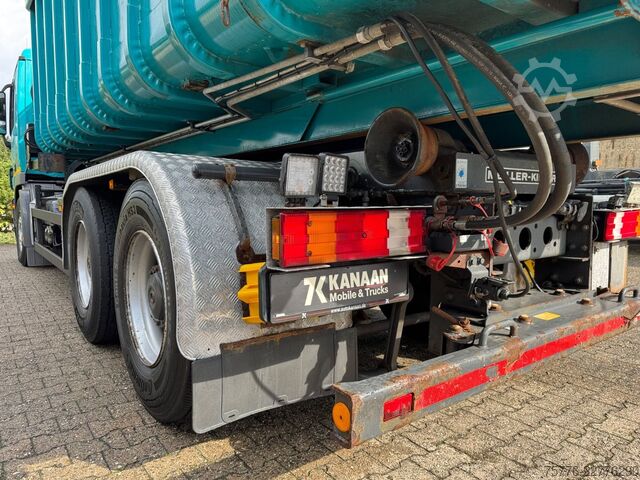 Φορτηγό γερανός roll-off MERCEDES-BENZ 2632 Actros 6x4 Meiller Abroller KRAN Salzstreu