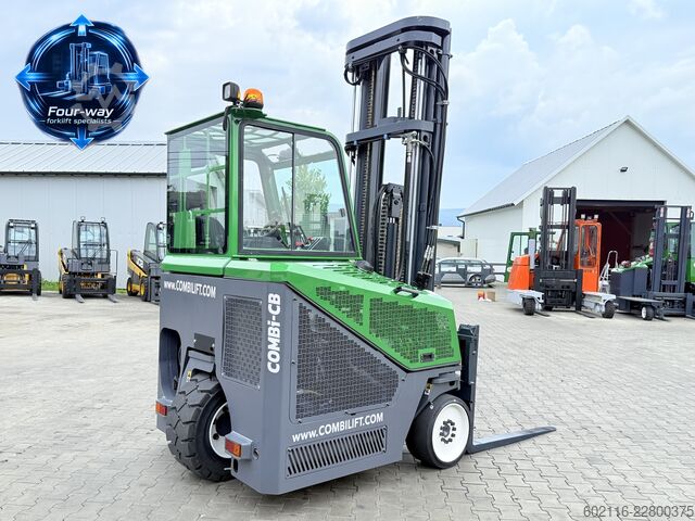Carrello elevatore a 4 direzioni Combilift CB4000 GAS TRIPLEX 6800 POSITIONER CABIN