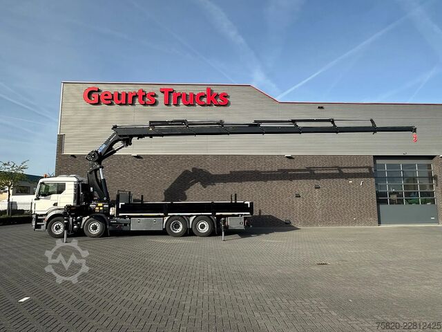 Vrachtwagen met kraan MAN TGS 35.510 8X4H BL BAKWAGEN +HMF 7020 K7 KRAAN/...