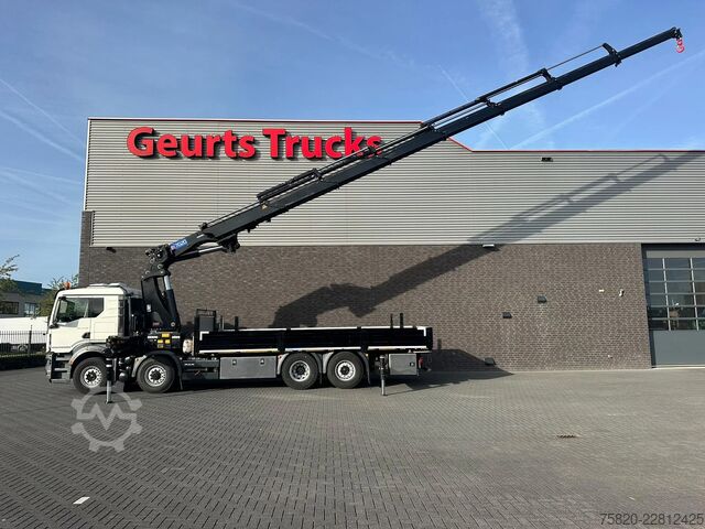 Vrachtwagen met kraan MAN TGS 35.510 8X4H BL BAKWAGEN +HMF 7020 K7 KRAAN/...
