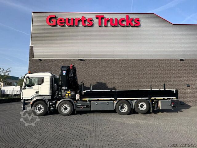 Vrachtwagen met kraan MAN TGS 35.510 8X4H BL BAKWAGEN +HMF 7020 K7 KRAAN/...