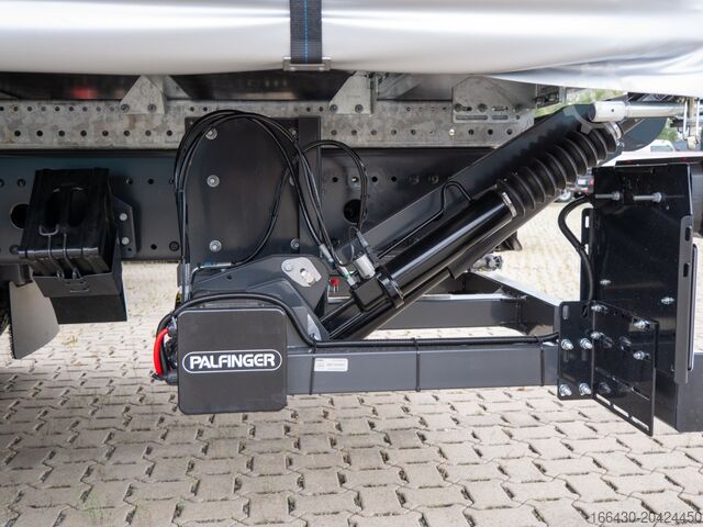 Ladbil med presenning Mercedes-Benz Atego 1224 L Curtainsider Schiebeplane li/re Ladebordwand BigSpace