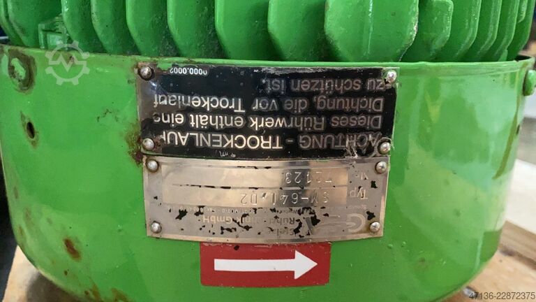 Agitatore per serbatoio con elica ca. 1,00 m, colore verde  