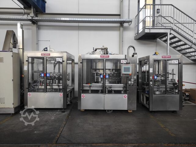 Monoblocco per spumanti con 28 valvole di riempimento Bertolaso ELETTRA 1400/23 Füller Rinser Naturkoker