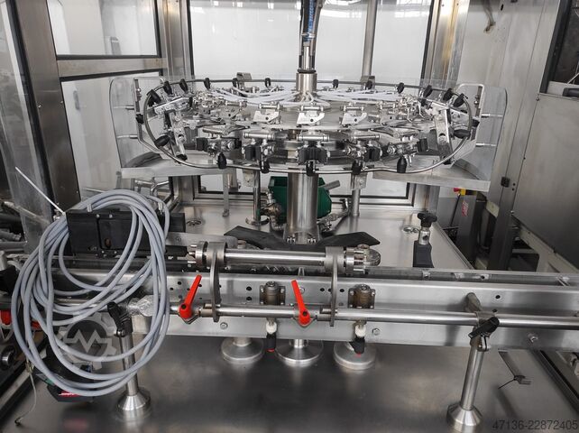 Monoblocco per spumanti con 28 valvole di riempimento Bertolaso ELETTRA 1400/23 Füller Rinser Naturkoker