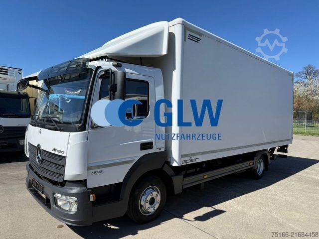 Furgon skrzyniowy MERCEDES-BENZ ATEGO 816 L Koffer 6,10 m LBW 1 T* KLIMA+3-Sitze