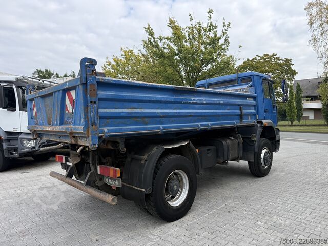 Τρίπλευρο ανατρεπόμενο φορτηγό MAN LE 18.250 4X4 BB Meiller