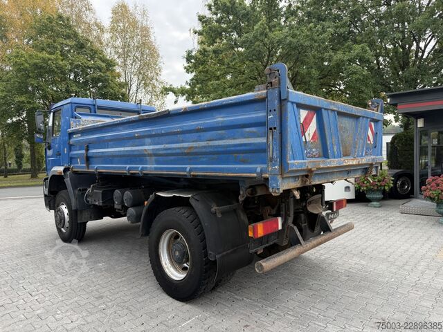 Τρίπλευρο ανατρεπόμενο φορτηγό MAN LE 18.250 4X4 BB Meiller
