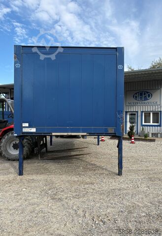 Caisse mobile ouverte Krone BDF Baustoffbrücke 7,45 Rahmen 150mm