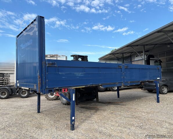 Caisse mobile ouverte Krone BDF Baustoffbrücke 7,45 Rahmen 150mm