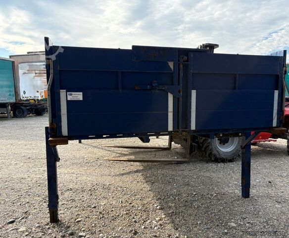 Caisse mobile ouverte Krone BDF Baustoffbrücke 7,45 Rahmen 150mm
