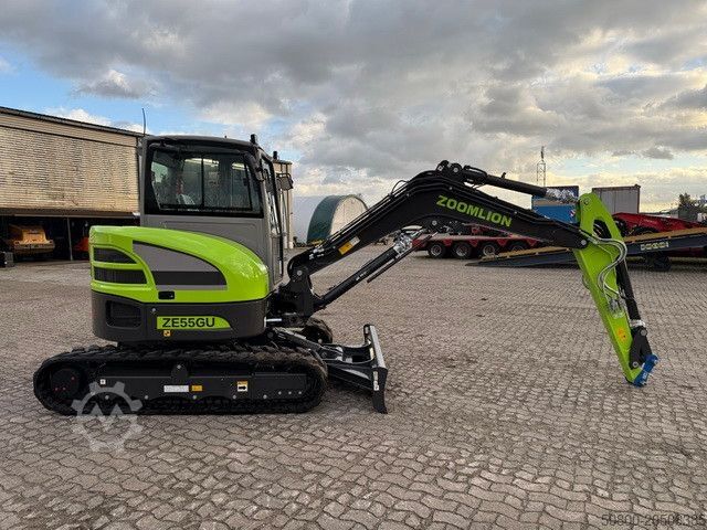 Chain excavator  Zoomlion ZE55GU, Greifer-u. Hammerhydr.,Klima,CE