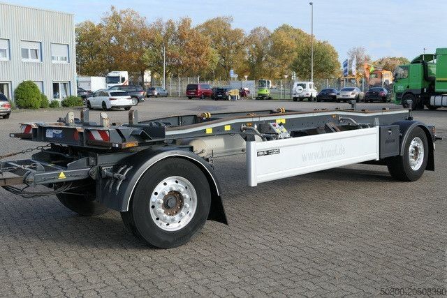 Roll off trailer HÜFFERMANN HSA 18.70 LS, Schlitten, Alu-Felgen, Staukasten