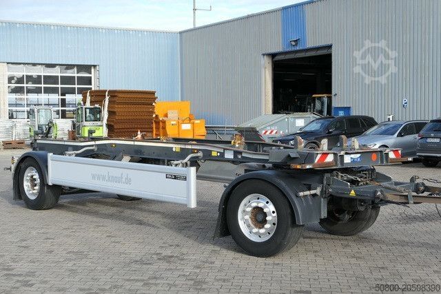 Roll off trailer HÜFFERMANN HSA 18.70 LS, Schlitten, Alu-Felgen, Staukasten