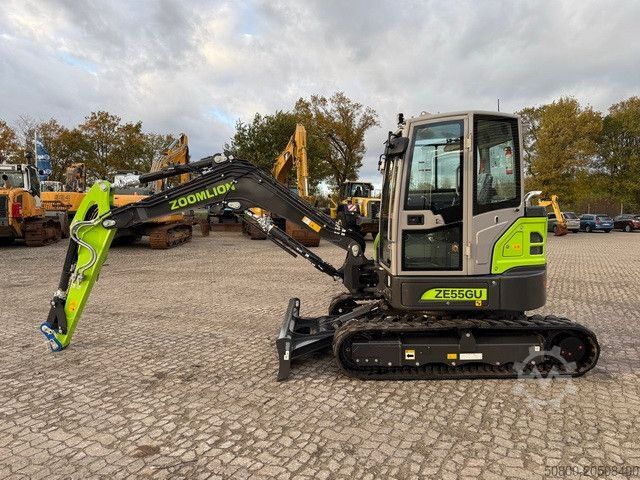 Mini excavator  Zoomlion ZE55GU, Greifer-u. Hammerhydr.,Klima,CE