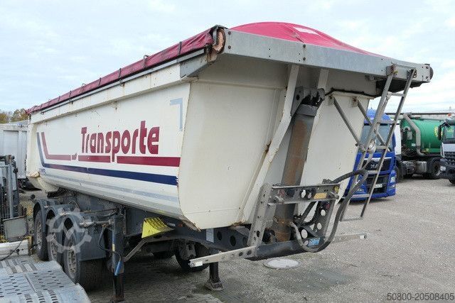 Tipper semitrailer SCHMITZ CARGOBULL SKI 24 SL 7.2, Stahl, 26m³, Cramaro, Alu-Felgen