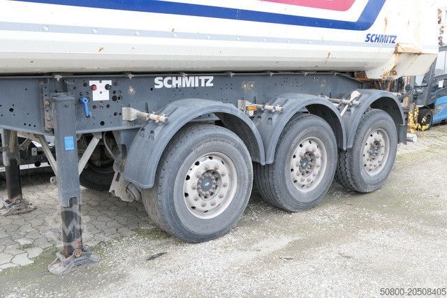 Tipper semitrailer SCHMITZ CARGOBULL SKI 24 SL 7.2, Stahl, 26m³, Cramaro, Alu-Felgen