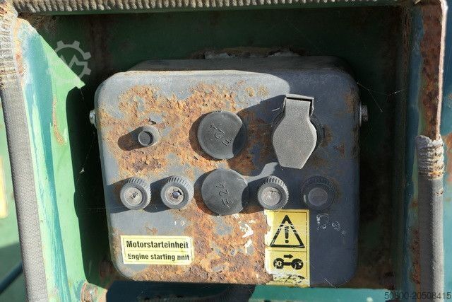 Car trailer Husmann H6 M2, Schredder, Häcksler, Hatz-Motor