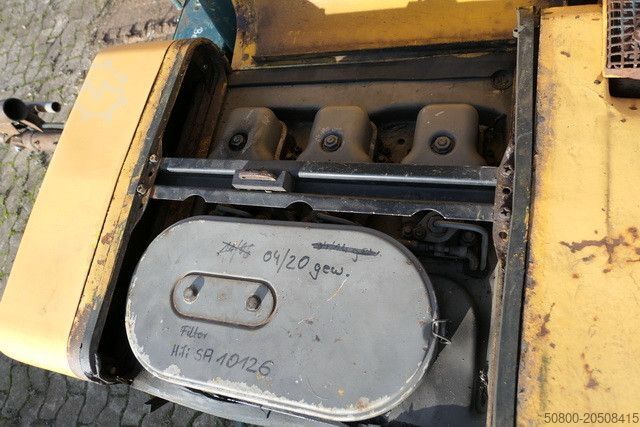 Car trailer Husmann H6 M2, Schredder, Häcksler, Hatz-Motor