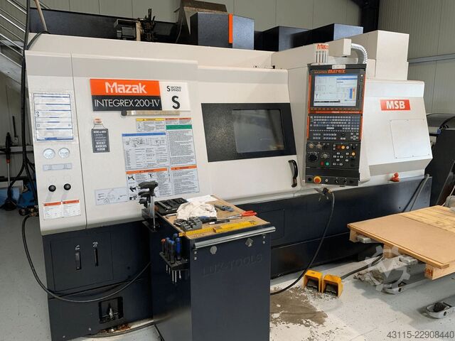 CNC τόρνος και φρέζα Mazak Integrex 200-IV S
