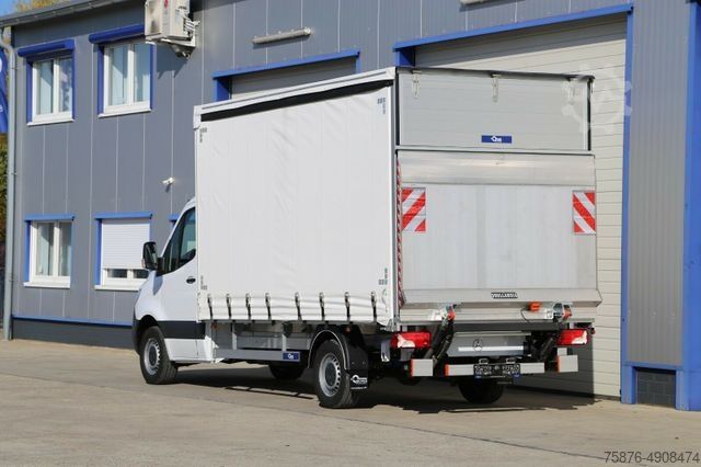 Schuifzeil bestelwagen MERCEDES-BENZ Sprinter Plane 420x220x220 mit Ladebordwand