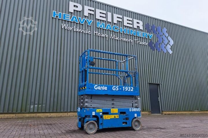 Scissor lift Genie GS1932 E-Drive Several In Stock, 8m Working Height