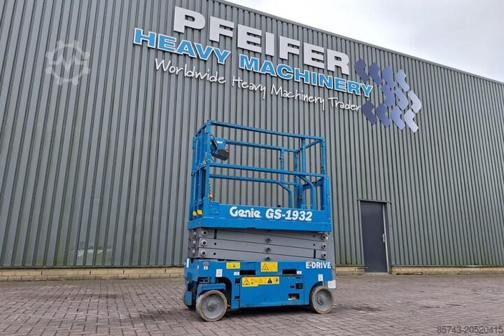 Scissor lift Genie GS1932 E-Drive Several In Stock, 8m Working Height