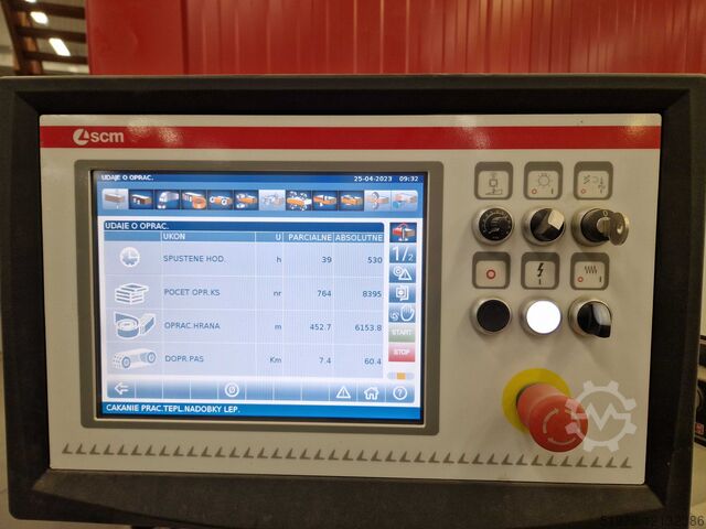 Olepovačka hran VOLL servo PUR SCM Olimpic S3000