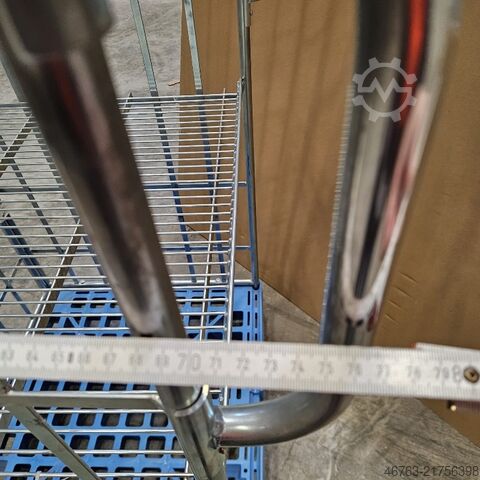 Válcový kontejner, přepravní vozík s plastovými kolečky  