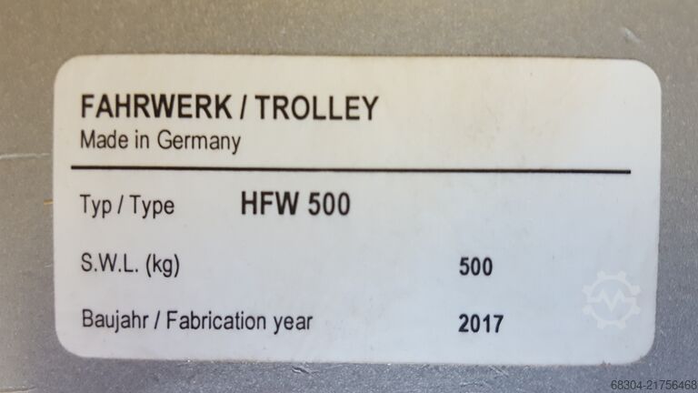 Laufkatzen / Rollfarhwerk - 24 Stück DEMAG / ABUS / STAHL / LIFTKET Laufkatzen / Rollfarhwerk - 24 Stück