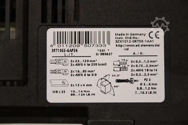 Stycznik Siemens 3RT1055-6AP36