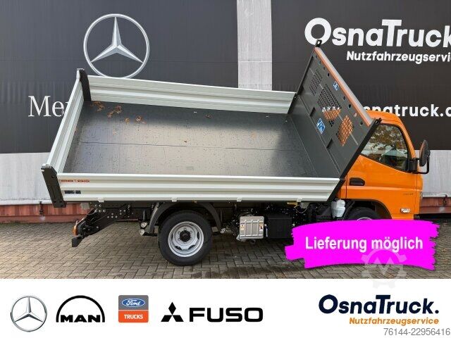 Furgão de teto alto FUSO Canter 3S15 Dreiseitenkipper Klima, AHK 3,5t