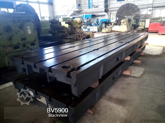 Klemplaat - Stalen plaat - Plaatveld WMW AP 4600 x1450 x 300