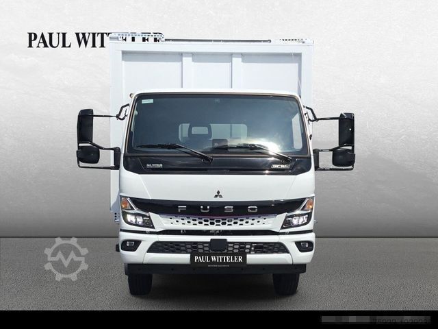 Drankentruck FUSO eCanter 9C18e EWERS Getränkekoffer Schwenkwand