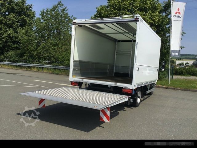 Drankentruck FUSO eCanter 9C18e EWERS Getränkekoffer Schwenkwand