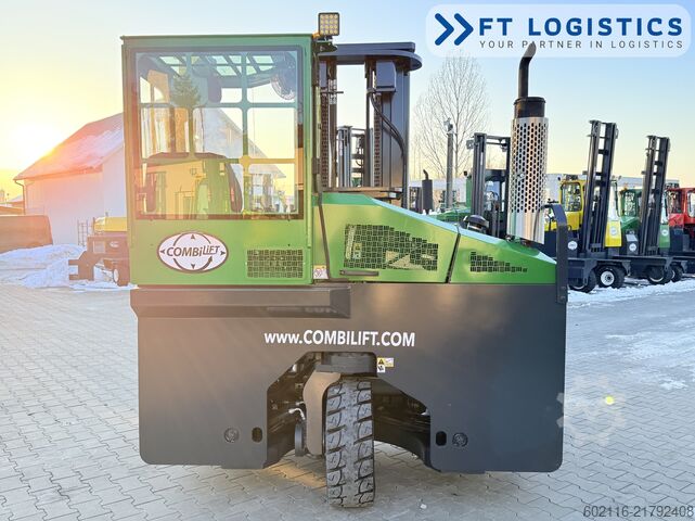 Wózek widłowy czterokierunkowy Combilift C4000 GAS TRIPLEX 5550 FREE LIFT CABIN