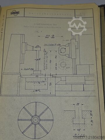 Máquina de corte de engrenagens Lorenz 