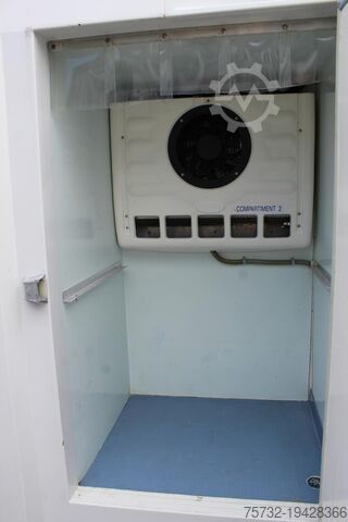 Koelwagen met geïsoleerde laadbak VW Crafter Maxi   Carrier Tiefkühlkasten  Bi-Temp