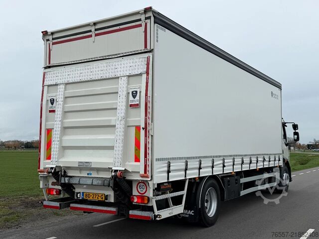Telone scorrevole Volvo FL FL250.18 Schuifzeil Bakwagen met Laadklep