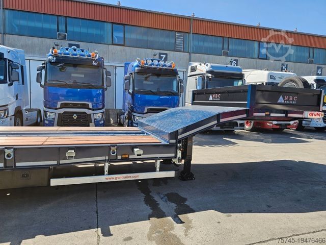 Low loader semitrailer  GVN 3GVN*O4*ÜBERBREITE TAFEL*KOC*LIFT*PE