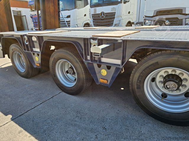 Low loader semitrailer  GVN 3GVN*O4*ÜBERBREITE TAFEL*KOC*LIFT*PE