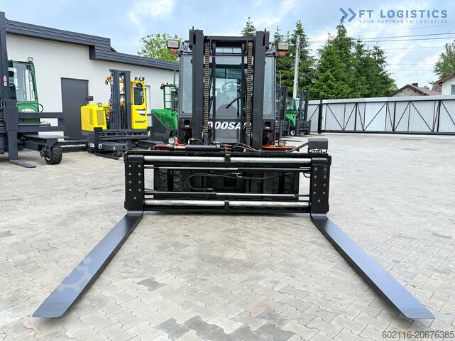 Fyrhjulig gaffeltruck DOOSAN 70 / DUPLEX / FORK 2500MM / POSITIONER