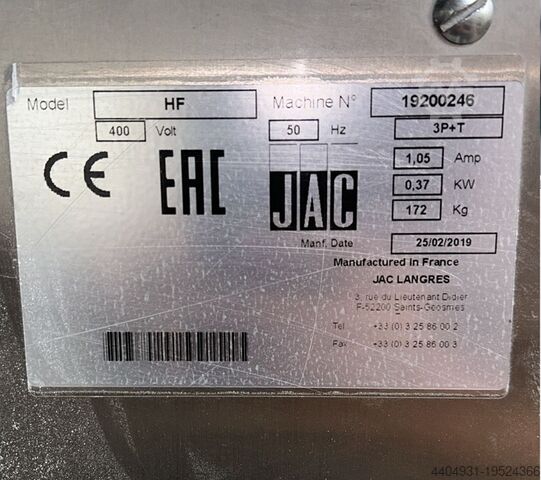 Polovna horizontalna oblikovačica JAC JAC 7309516