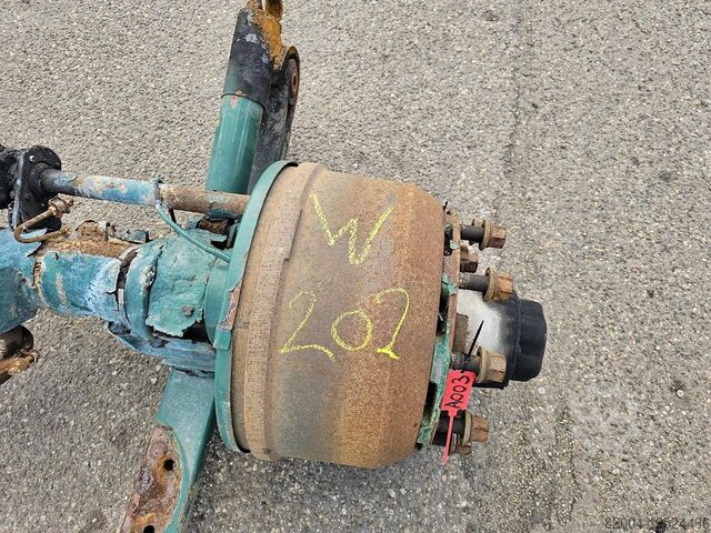 Axel ROR tmt 9 tons traileraxle single tires.