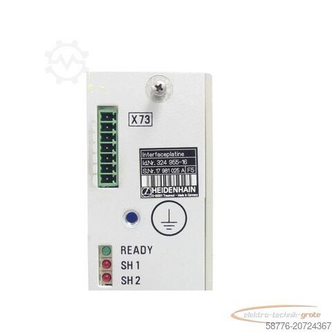 Component Heidenhain Id. 324 955-16 Interfaceplatine SN:17981025A - generalüberholt mit 3 Monaten Gewährleistung-